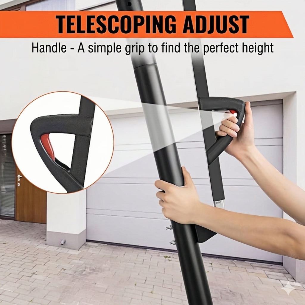 Bexfil Portable Basketball Hoop, 4.0-8.5FT Adjustable Basketball Goal System, 33 Inch Outdoor Basketball Hoop and Goals for Kids, Youth, and Adults in The Backyard, Driveway with PC Backboard