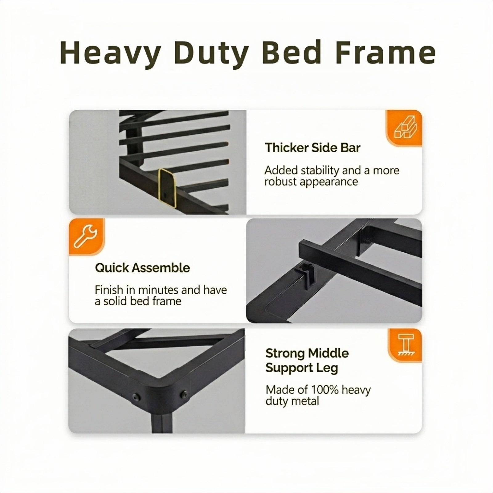 Bexfil Full Size LED Floating Bed Frame with Remote Control and Charging Station, No Box Spring Needed, Easy to Assemble