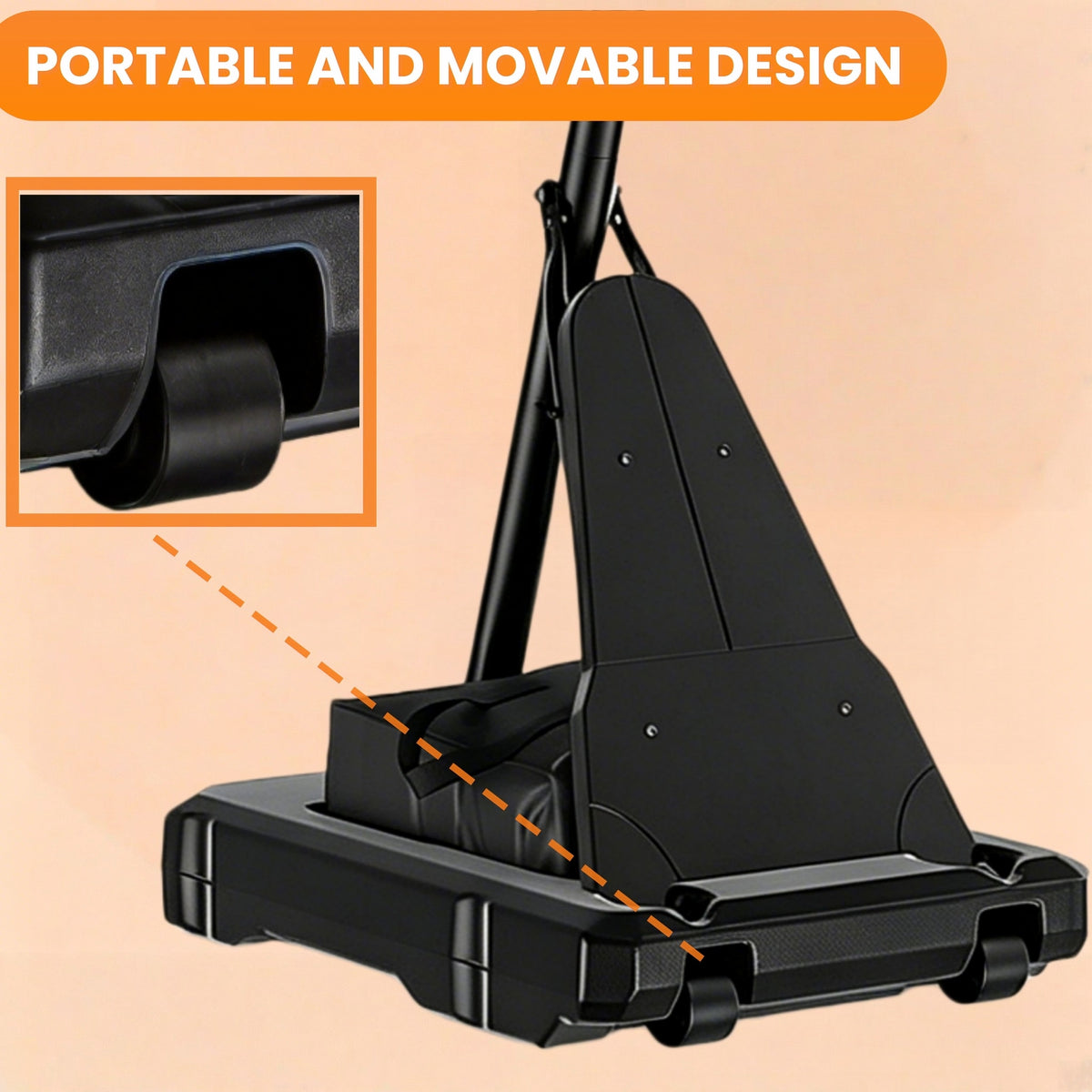 Bexfil 44 inch Portable Basketball Hoop, Adjustable 5.3-10 ft Height with Shatterproof PC Backboard, Outdoor Goal System for Kids & Adults